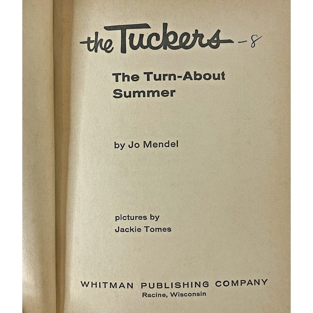 Vintage The Tuckers Series – Book‎ 8: Turn-About Summer (8th  in Series)